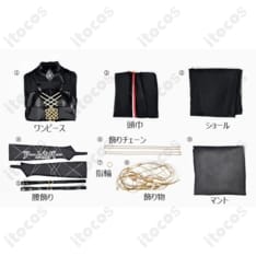 アークナイツ ラケラマリン コスプレ衣装｜重厚ローブ×精密装飾で高再現、イベントと撮影に最適 - 4枚目の画像（サムネイル）