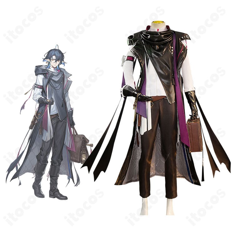 アークナイツ ルーメン衣装の正面。キャラクターの配色とデザインを高再現で確認できる全体像