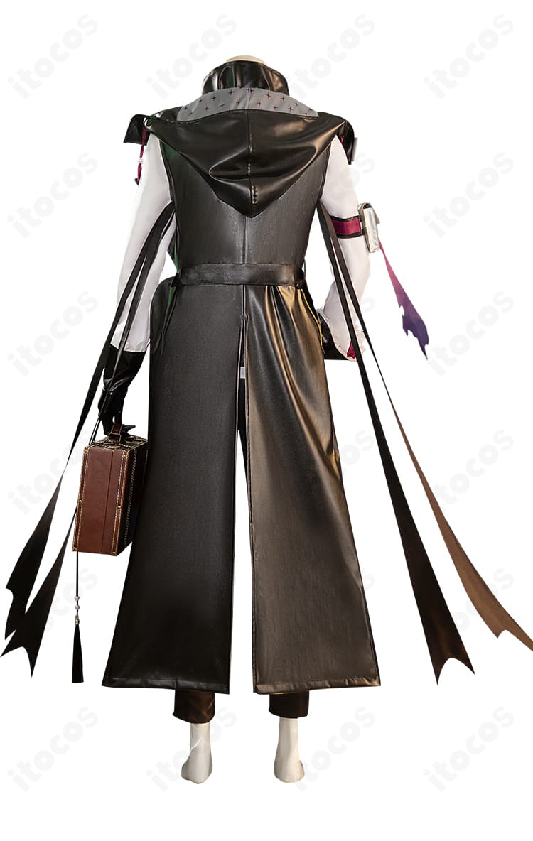 アークナイツ ルーメン衣装の背面。背中の切替やベルト位置、後ろ姿のシルエットを確認