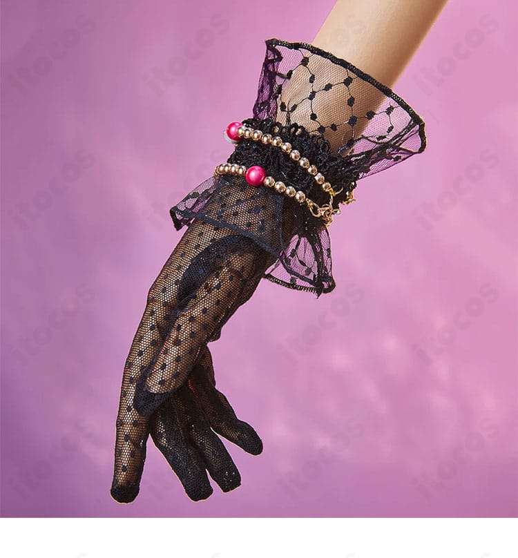 手袋と手元装飾の質感・縫製アップ（津島善子 小悪魔編）