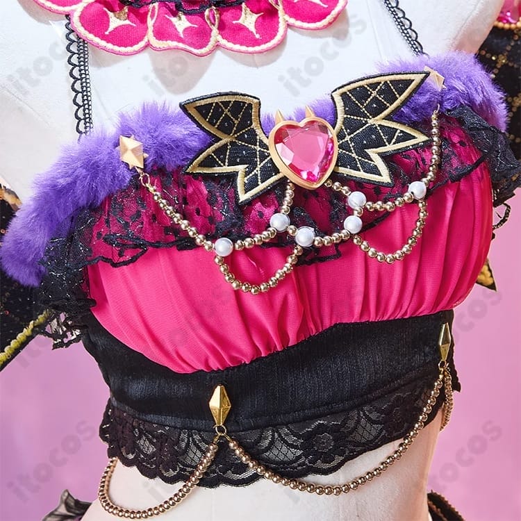 津島善子 小悪魔編コスプレ衣装｜堕天使を高再現、軽量でイベント・撮影に最適 - 5枚目の画像