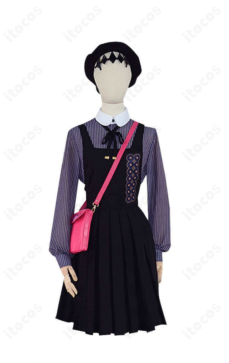 ホロライブ 一伊那尓栖 私服コスプレ衣装 正面カット。シルエットと配色のバランスが分かる構図