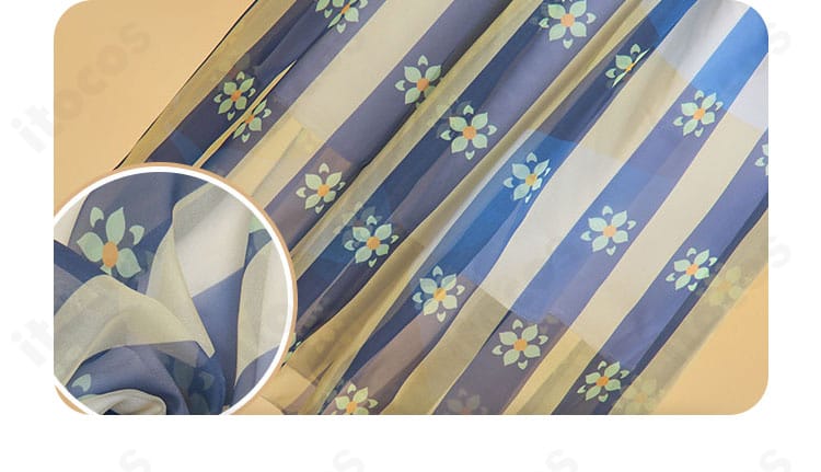 スカート装飾の近接写真。第五人格 医師 薬司コスの裾デザインと模様の表現