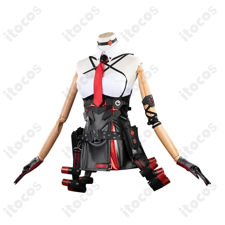 勝利の女神：NIKKE ラピ レッドフード衣装｜高再現と快適設計でイベント・撮影に最適 - 4枚目の画像