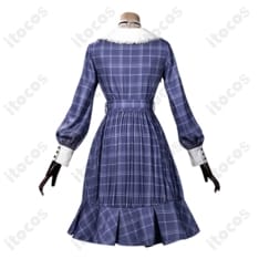 BanG Dream! Ave Mujica 若葉睦 コスプレ衣装｜チェック柄ワンピースで高再現、撮影・イベントに最適 - 3枚目の画像（サムネイル）