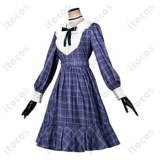 BanG Dream! Ave Mujica 若葉睦 コスプレ衣装｜チェック柄ワンピースで高再現、撮影・イベントに最適 - 2枚目の画像（サムネイル）