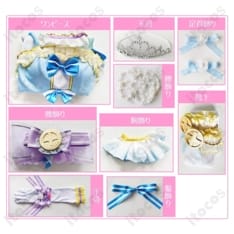 絢瀬絵里 カウントダウンライブ編コスプレ 高再現で撮影・イベント映えする豪華セット - 4枚目の画像（サムネイル）