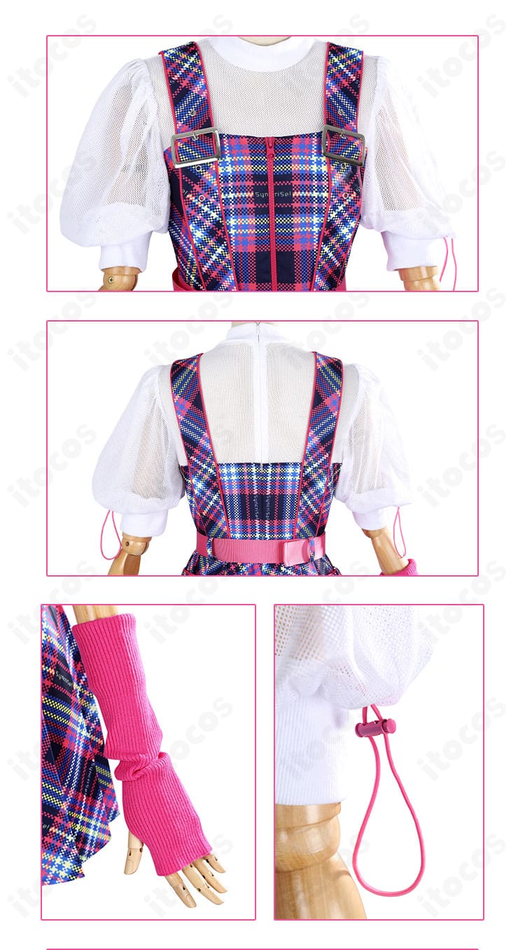 嵐千砂都『Jellyfish』衣装の装飾ディテール。花模様や刺繍、生地の質感を捉えたクローズアップ。