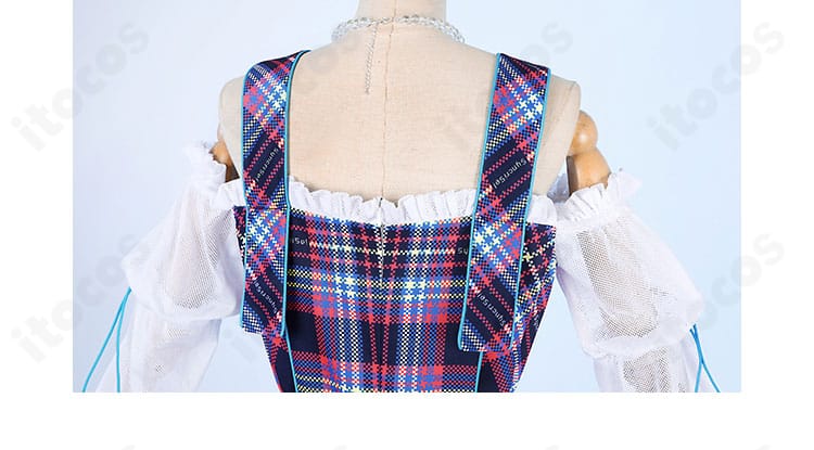 鬼塚冬毬 Jellyfish 上衣背面ディテール。背面ヨークや装飾の作り込み。