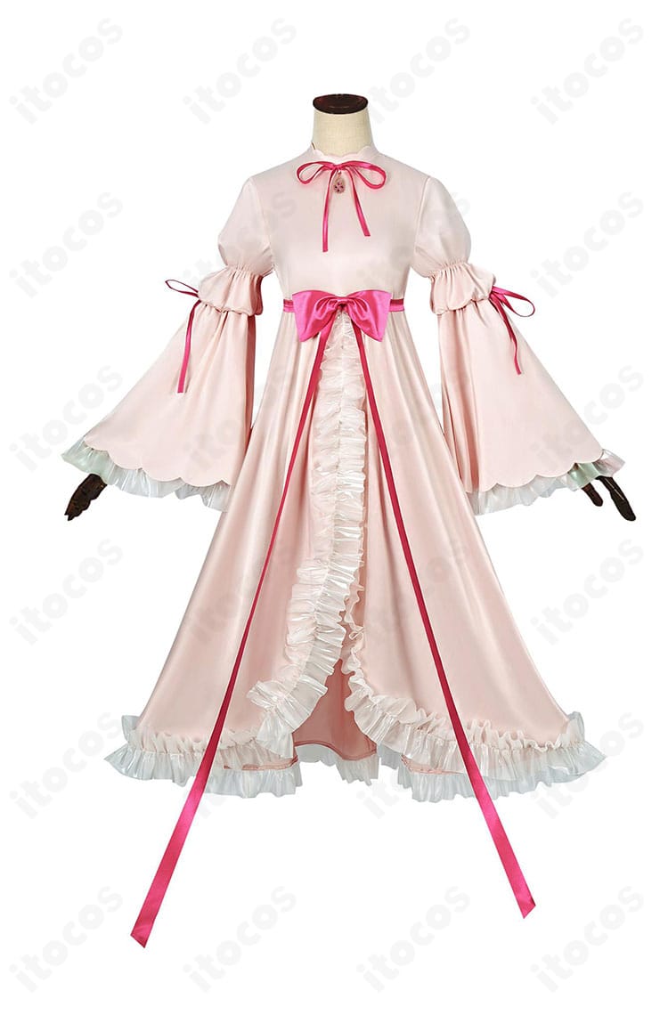 商品正面画像。しゅごキャラ！日奈森あむのアミュレットエンジェル コスプレ衣装の全体シルエットを確認できます。