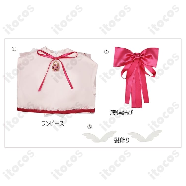 しゅごキャラ！日奈森あむ アミュレットエンジェル コスプレ衣装 高再現で撮影映え、イベントに最適 - 4枚目の画像