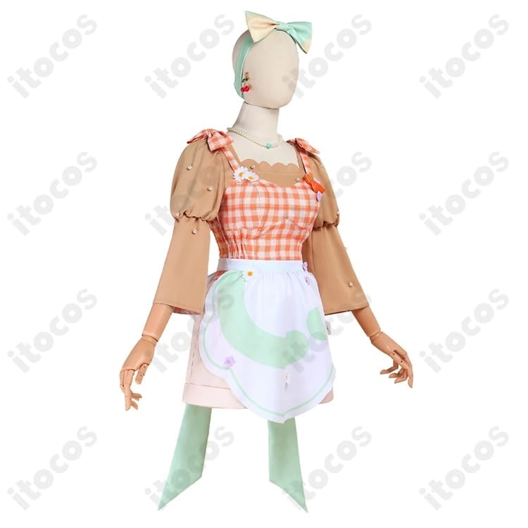 プロセカ 花里みのり 我らペガサス探検隊！ 高再現アイドル衣装｜軽やかで撮影映え、イベント向け - 2枚目の画像