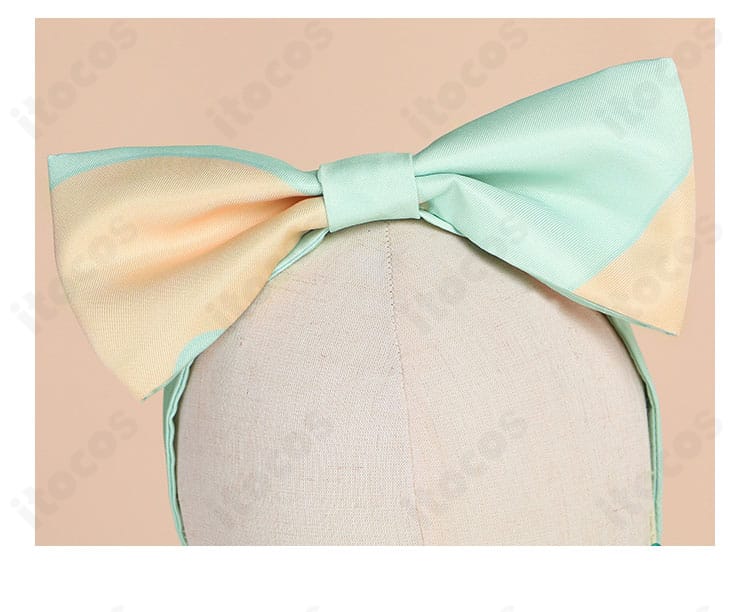 プロセカ 花里みのり 我らペガサス探検隊！コスプレ衣装 背面。大きな背部リボンと整った後ろ姿のデザイン