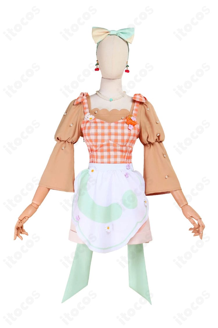 花里みのり 我らペガサス探検隊！コス衣装 サイズ対応表。XS〜XLの寸法を見やすく表示し選択をサポート