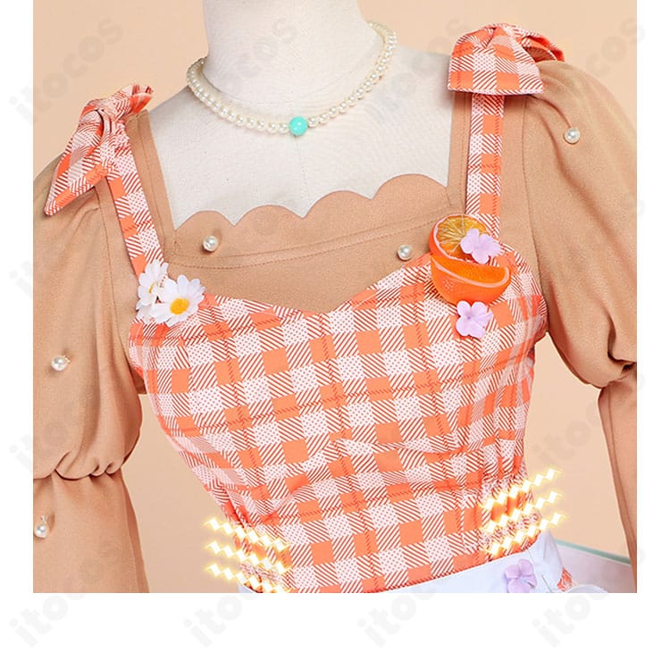 花里みのり 我らペガサス探検隊！コス衣装 ヘアアクセの蝶結び。ウィッグに馴染むサイズで装着しやすい仕様