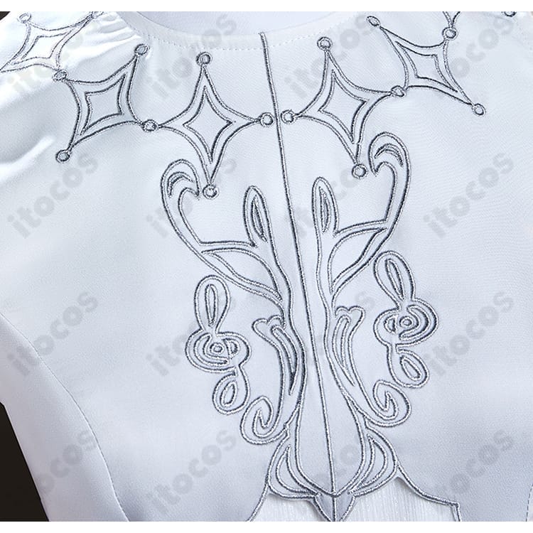 プロジェクトセカイ 宵崎奏 コスプレ衣装｜白ドレス＆翼、軽やかな着用感で高再現・イベントに最適 - 4枚目の画像