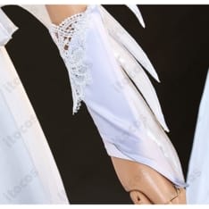 プロジェクトセカイ 宵崎奏 コスプレ衣装｜白ドレス＆翼、軽やかな着用感で高再現・イベントに最適 - 5枚目の画像（サムネイル）
