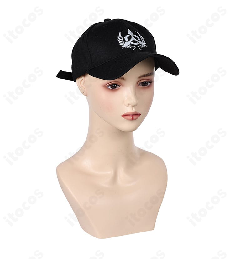 鉄拳8 レイナ水着 コスプレ用帽子 右側面。装飾の配置と質感が分かる。