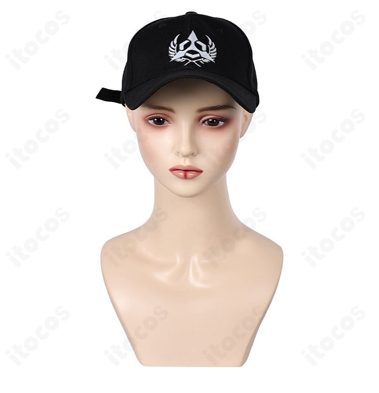 鉄拳8 レイナ水着 コスプレ用帽子 正面。特徴的なフォルムでコーデのアクセントに。