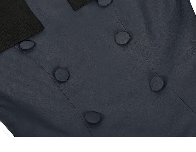 ボタン意匠の近接。形状と配置でキャラらしさを表現した日奈森あむ衣装