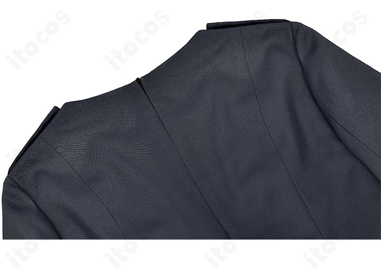 背面装飾の配置とラインが分かるクローズアップ