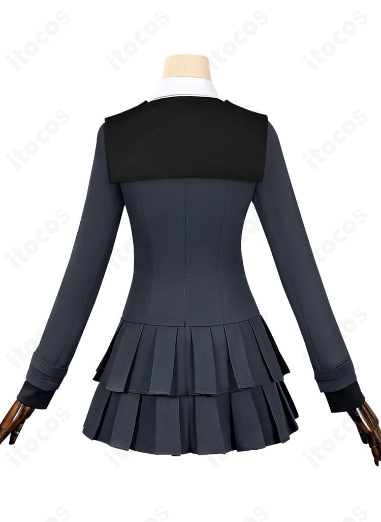 背面のデザインと留め具位置がわかる後ろ姿。しゅごキャラ！日奈森あむ衣装