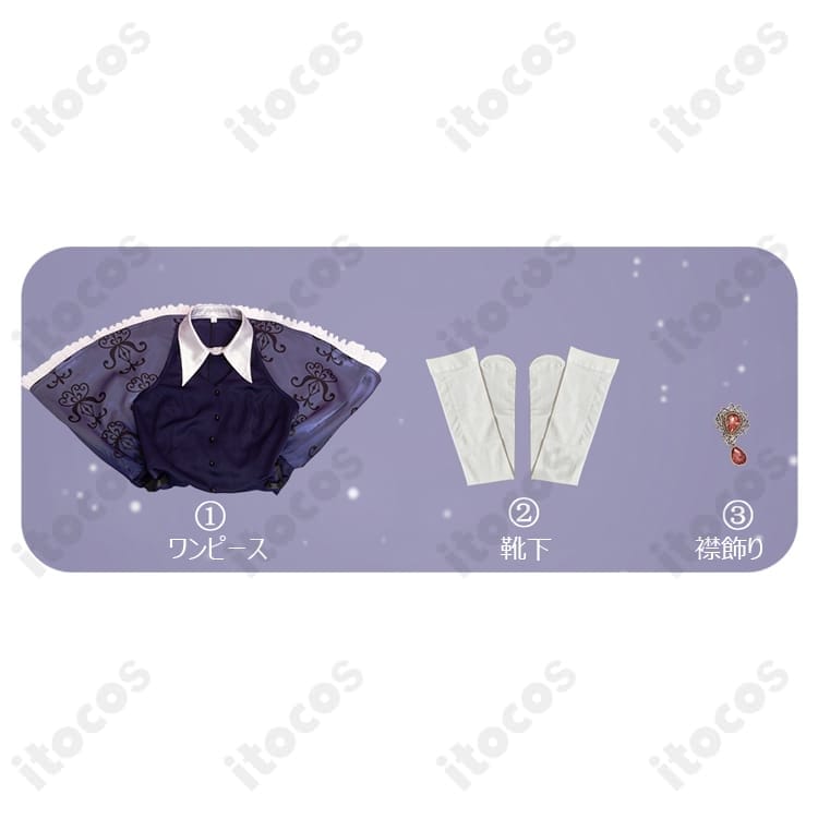 C.C. オーケストラ版ドレス 高再現で上品、撮影とイベントに最適な一着 - 5枚目の画像