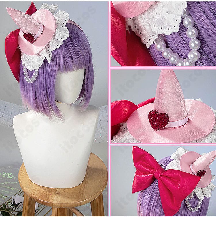 キュアミラクル衣装の背面全体。背中のラインとスカートの後ろ姿、装飾の配置が分かる画像。