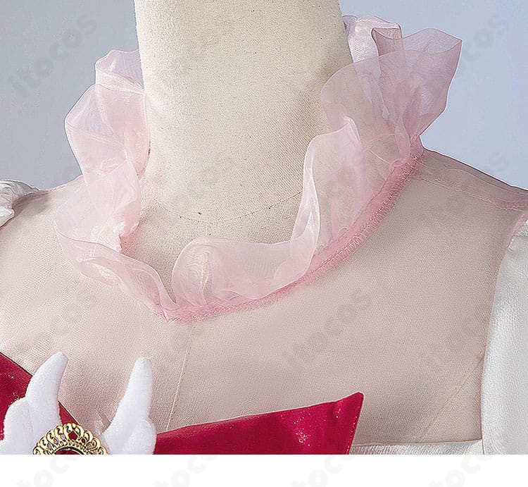 付属手袋の装飾ディテール。手首まわりのアクセントと素材感が分かる拡大画像。