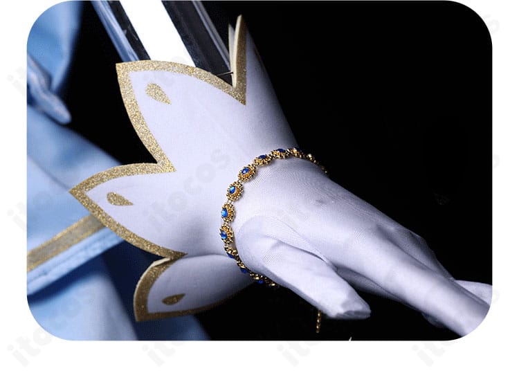 レーナ 魔法少女レジーナ衣装 手袋ディテール。装飾ラインと縫製の精度、上品な質感を強調。