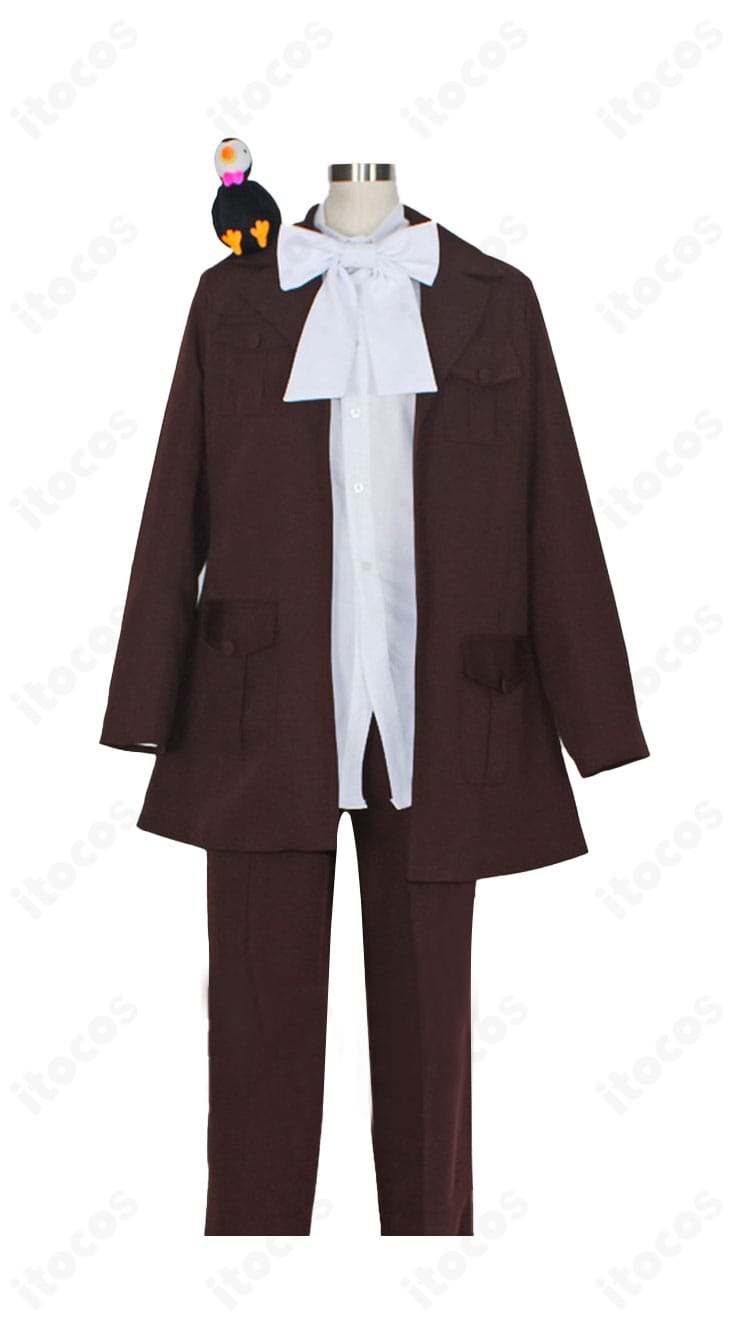 ヘタリア APH アイスランド衣装の正面全体。コートのボタン配置と襟元、シャツの見え方など細部が分かる画像。