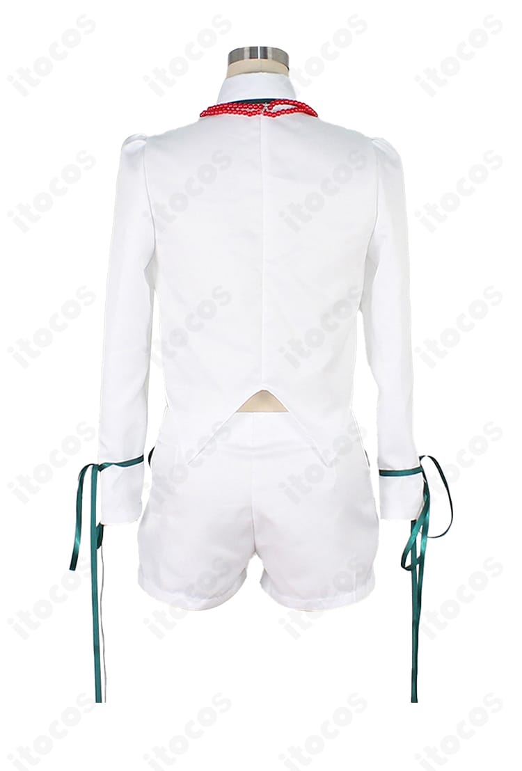 Rche（傲慢ちゃん）コスプレ衣装の背面。背中の切り替えとシルエットがわかる、エレガントな後ろ姿の画像