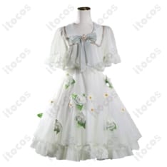 葬送のフリーレン フリーレン白ドレス 高再現でイベント・撮影に最適なコスプレ衣装 - 1枚目の画像（サムネイル）