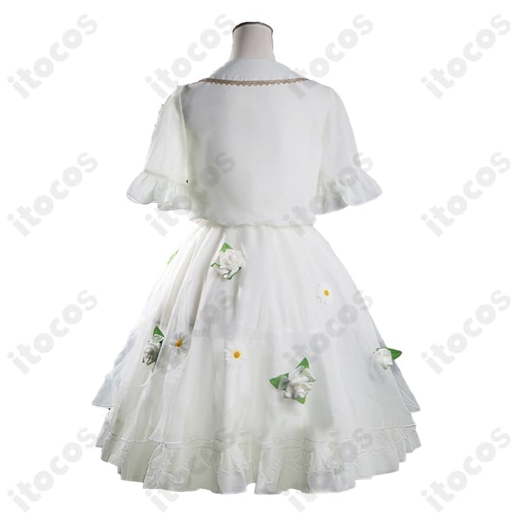 葬送のフリーレン フリーレン白ドレス 高再現でイベント・撮影に最適なコスプレ衣装 - 3枚目の画像