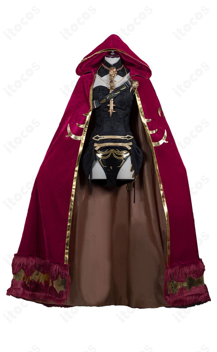 Fate/Grand Order エレシュキガル衣装 正面全景。マントとトップスのシルエット、配色バランスが分かるフロントビュー