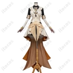 崩壊：スターレイル 黄金裔アグライア 衣装 高再現ドレスセット｜快適設計でイベント撮影に最適 - 1枚目の画像（サムネイル）