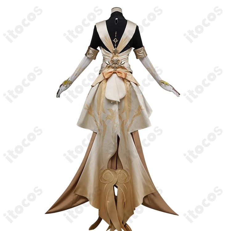 崩壊：スターレイル 黄金裔アグライア 衣装 高再現ドレスセット｜快適設計でイベント撮影に最適 - 2枚目の画像