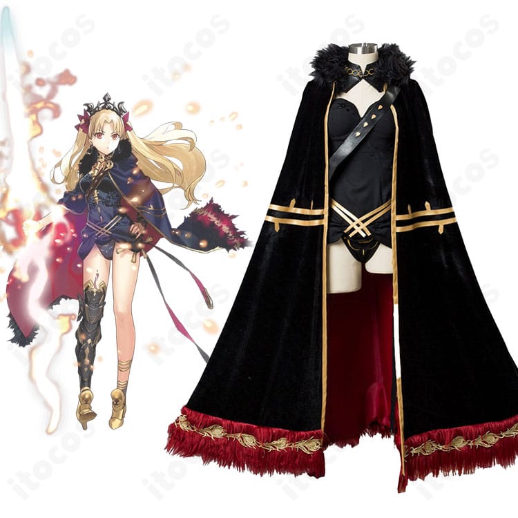 FGO エレシュキガル 冥界のメリークリスマス衣装とキャラクターイラストの組み合わせ全体像