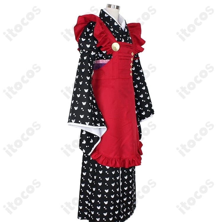 AMNESIA 主人公（ヒロイン）和服メイド服｜高再現で上品、イベントと撮影に最適なコスプレ - 2枚目の画像