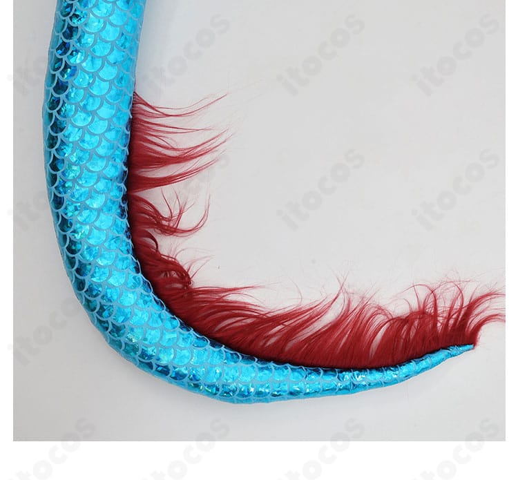 尻尾パーツのディテール。立体感ある造形でシルエットに迫力を付与。