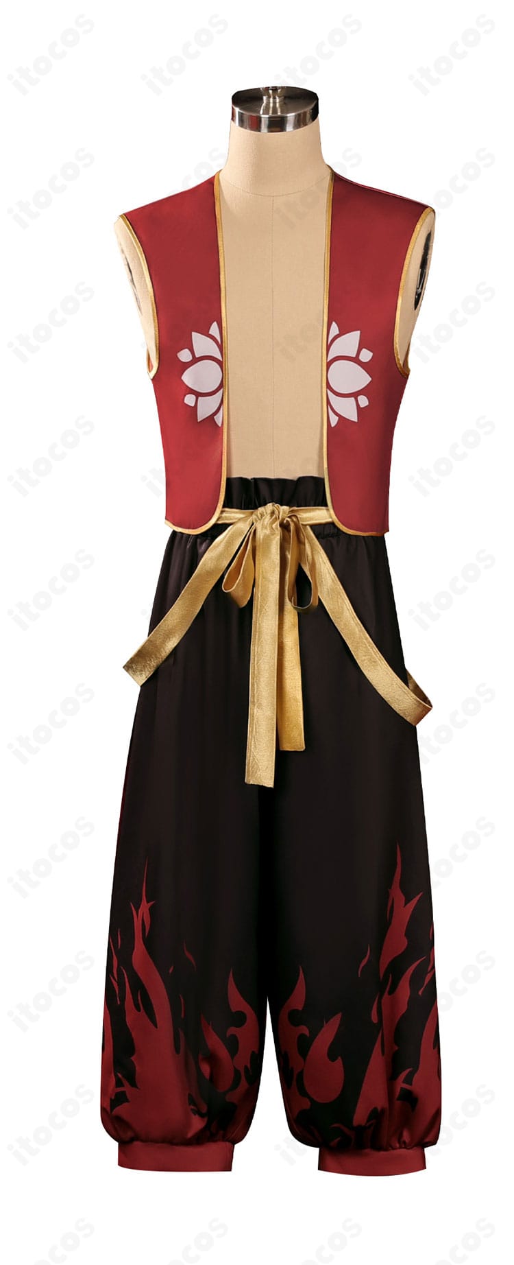 ナタ コスプレ衣装 正面全身。高忠実度のデザインとシルエットが分かるフロントビュー。