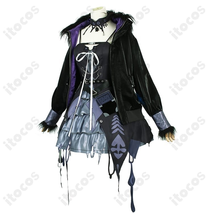 ホロライブ シオリ・ノヴェラ 初期衣装 高再現コスプレ。快適な着心地でイベント撮影に最適 - 2枚目の画像