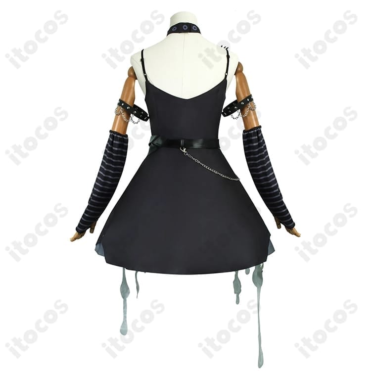 ホロライブ シオリ・ノヴェラ 初期衣装 高再現コスプレ。快適な着心地でイベント撮影に最適 - 6枚目の画像