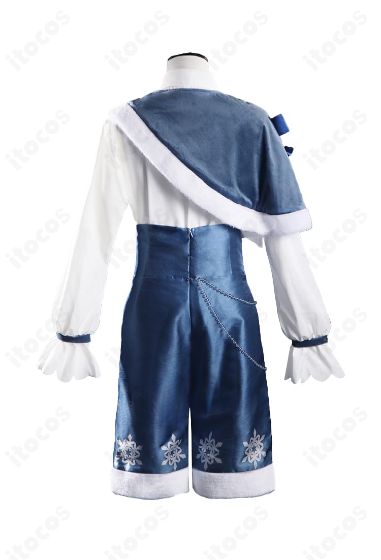 SNOW MIKU 2025 鏡音レン コスプレ衣装 背面。背中のラインと装飾配置のディテール