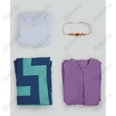 ゼルダの伝説 ゼルダ姫 コスプレ衣装。高再現ディテールとマントで気品ある王女スタイル - 7枚目の画像（サムネイル）