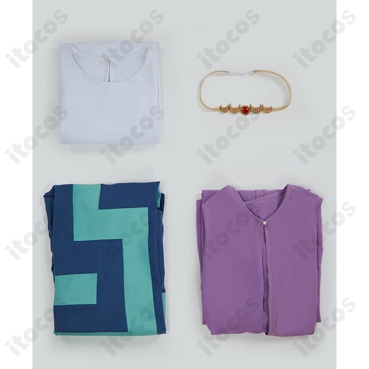 ゼルダの伝説 ゼルダ姫 コスプレ衣装。高再現ディテールとマントで気品ある王女スタイル - 7枚目の画像