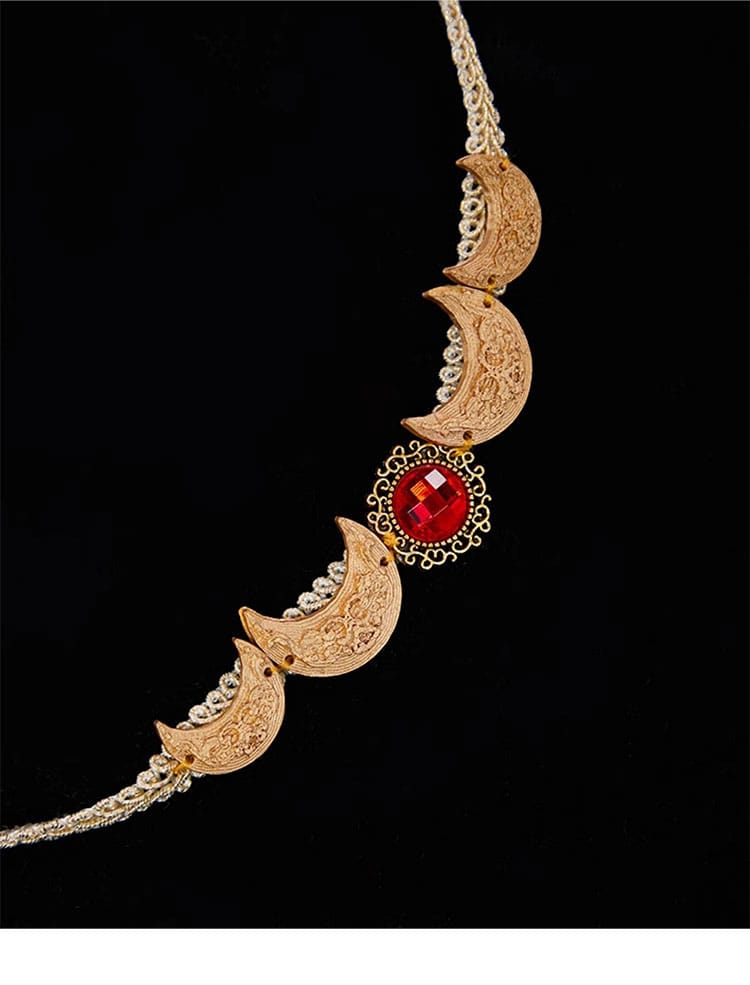 ゼルダ姫の頭飾りディテール写真。形状と装着部分が確認できる拡大画像。