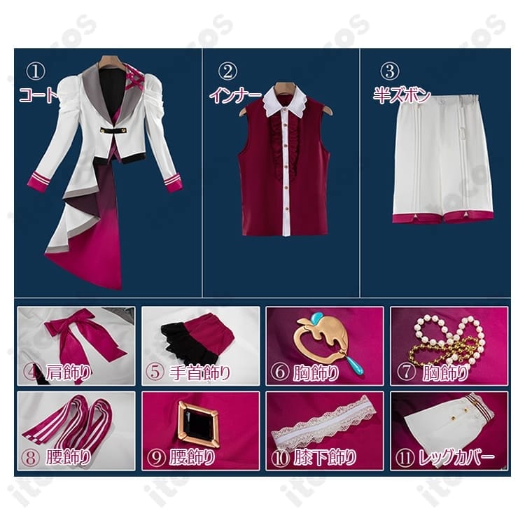 あんさんぶるスターズ！！Music スノーホワイト衣装 高再現仕様で撮影映え、イベントに最適 - 7枚目の画像