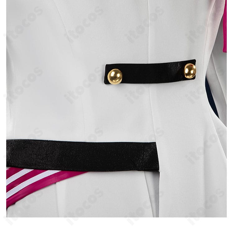 外套のウエスト装飾ディテール、美しいラインを形成