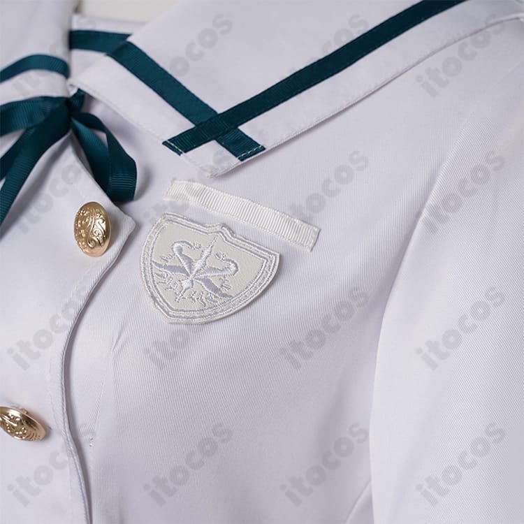 BanG Dream! 若葉睦・月ノ森女子学園夏制服 高再現で清楚に映える快適コスプレ衣装 - 5枚目の画像